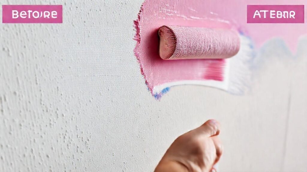 Pintura con textura: antes y después