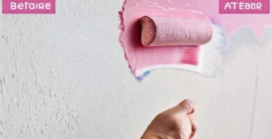 Pintura con textura: antes y después