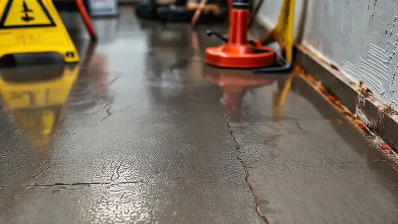 Piso dañado refleja una preocupación profesional