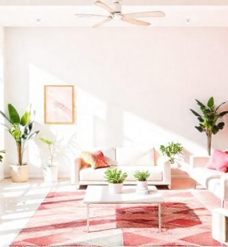 Una sala luminosa y alegre