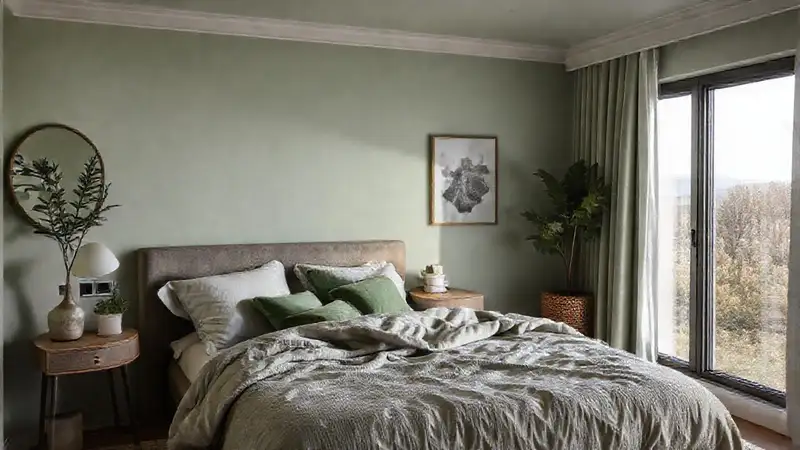 Un dormitorio sereno y acogedor