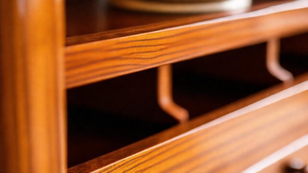 Muebles de madera relucientes