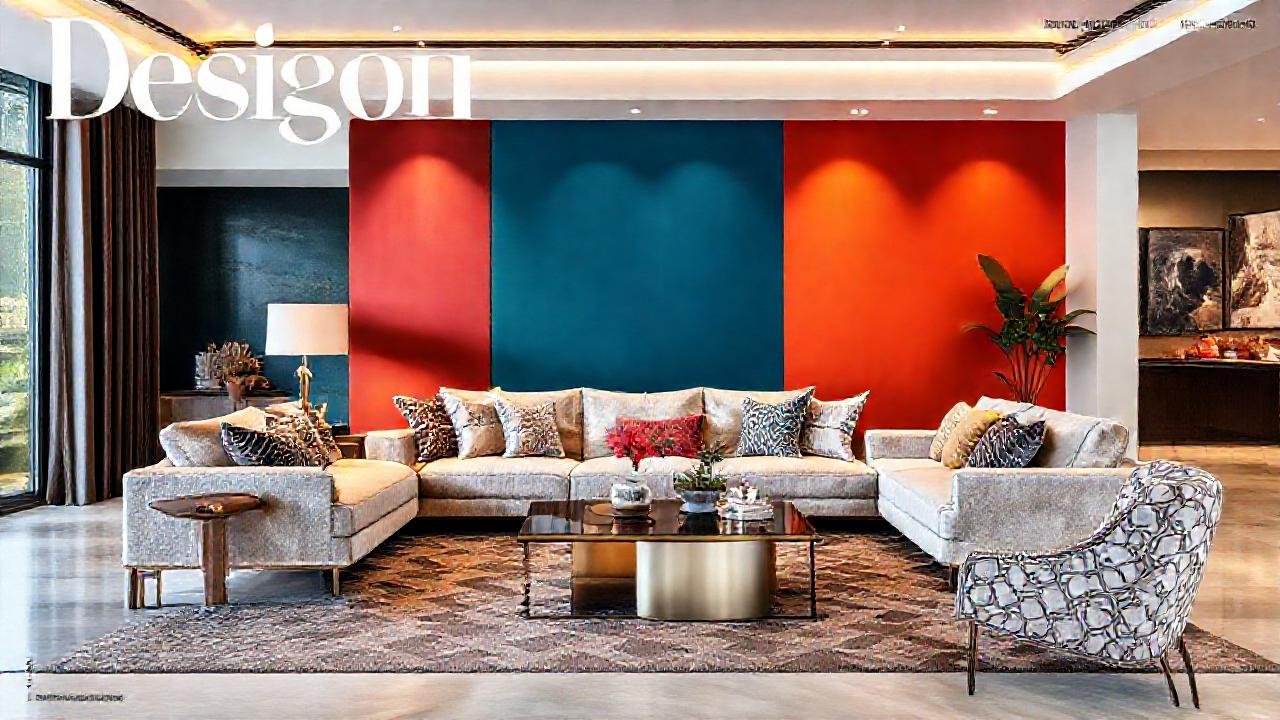 Un salón moderno, elegante y acogedor