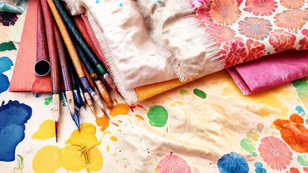 Diseño textil vibrante y creativo