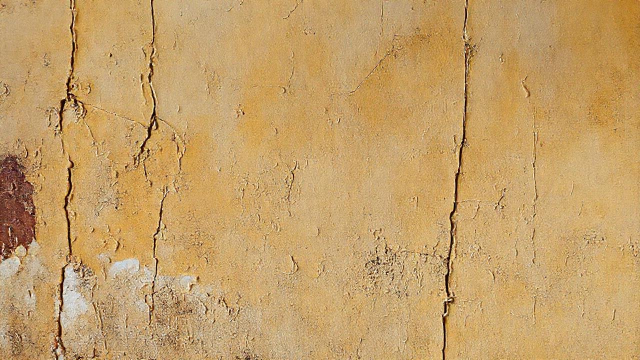 Pared vintage, cálida y artística, envejecida