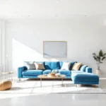 Un salón luminoso y tranquilo