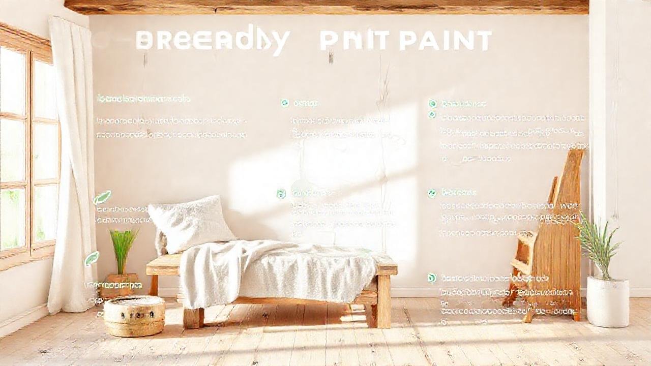 Pintura ecológica, diseño limpio y seguro