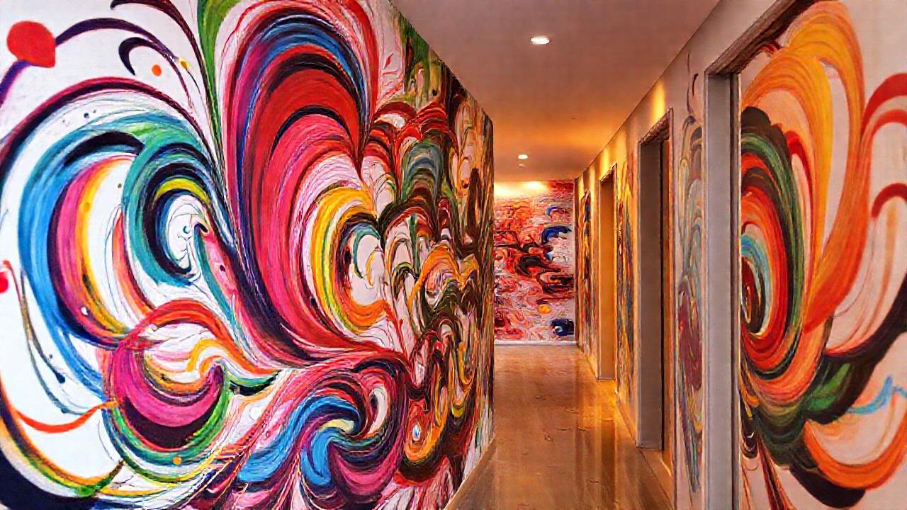 Un hogar moderno vibra con arte