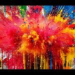 Pintura en aerosol destruyó un muro caótico