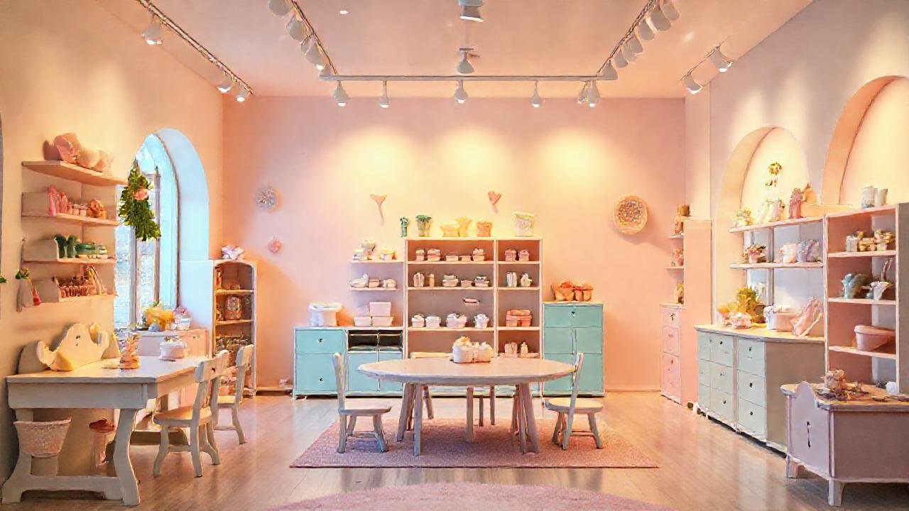 Una tienda infantil onírica y alegre