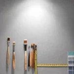 Un estudio moderno presenta colores y pintura