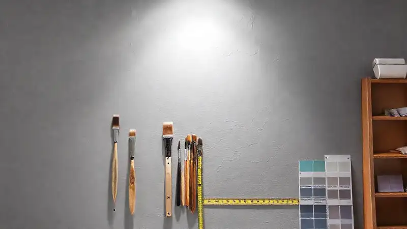 Un estudio moderno presenta colores y pintura