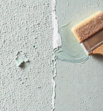 Reparación profesional de pared pintada