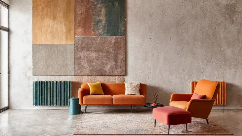Diseño interior artístico y sofisticado