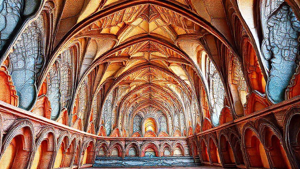 Diseño geométrico vibrante y detallado