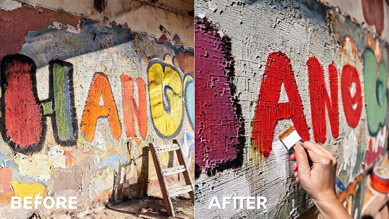 Restauran un mural con esperanza