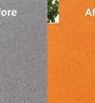 La pared muestra transformaciones de texturas y colores