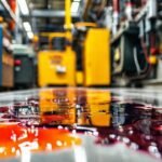 Tinta derramada en fotografía profesional