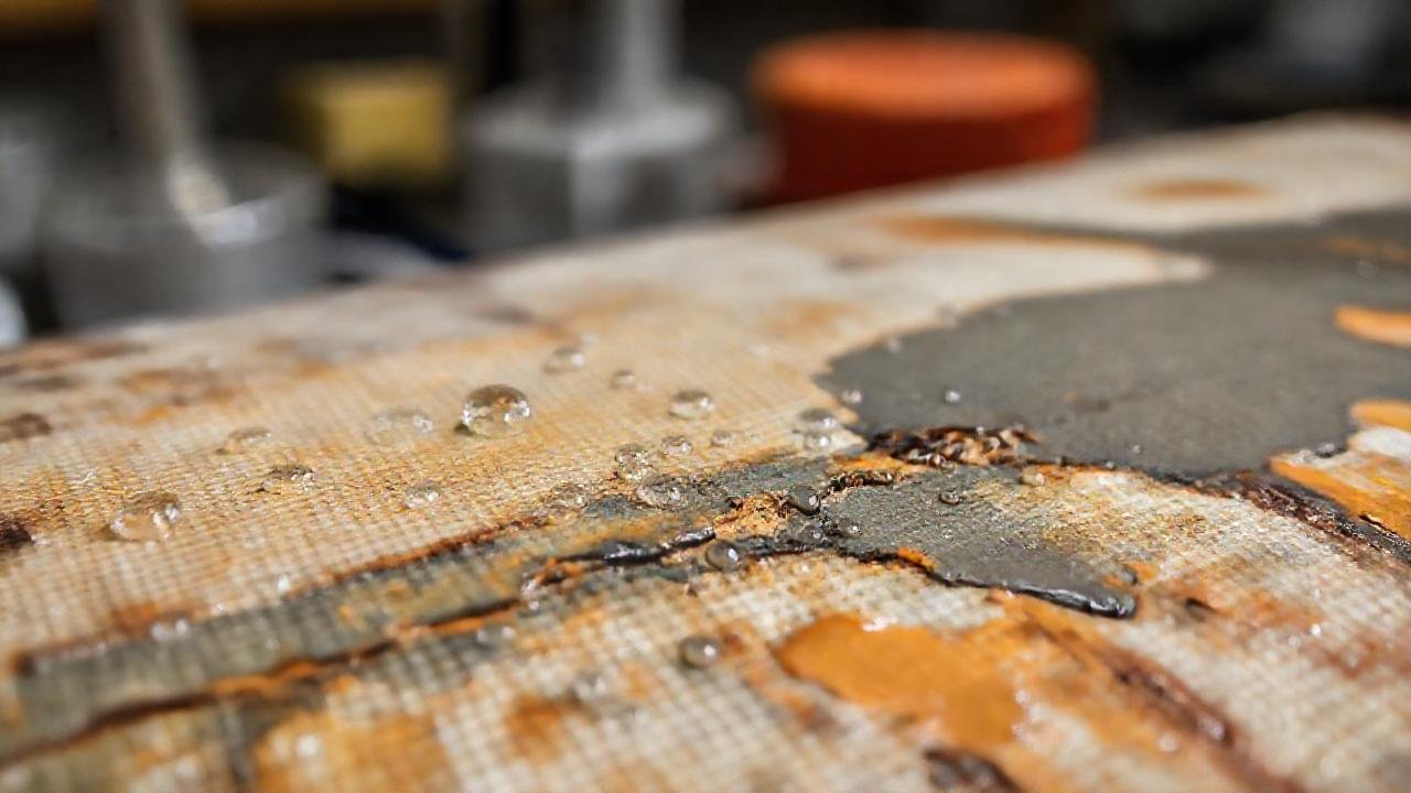Texturas de pintura y arte dañados