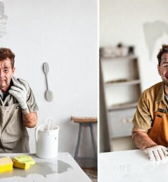 El pintor resolvió un problema de pintura