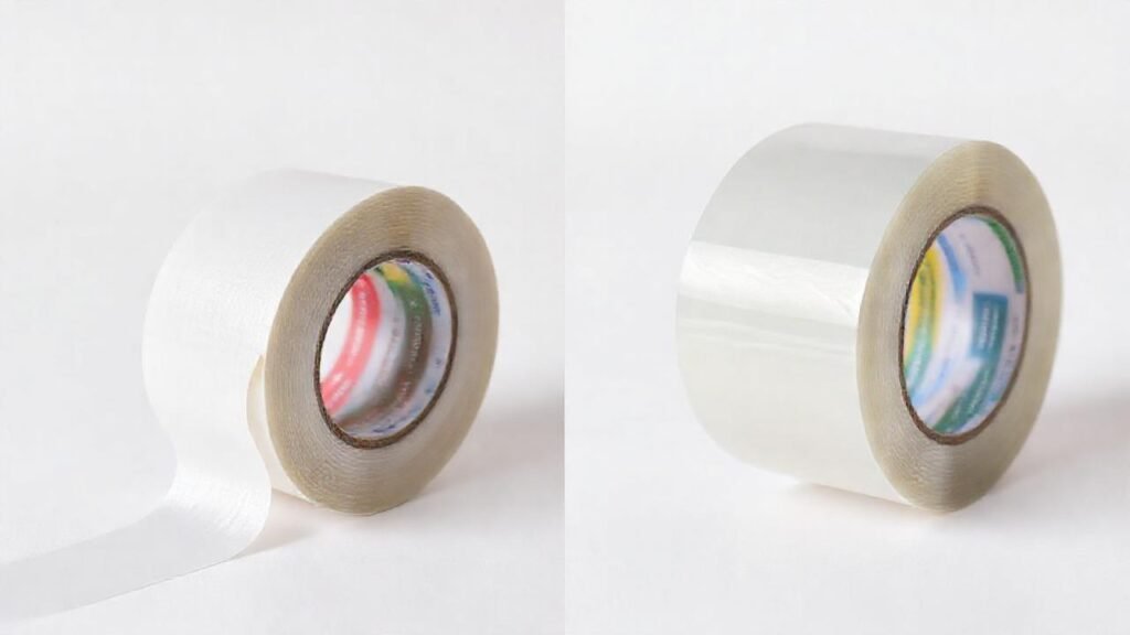 Rollos de cinta: comparación y textura