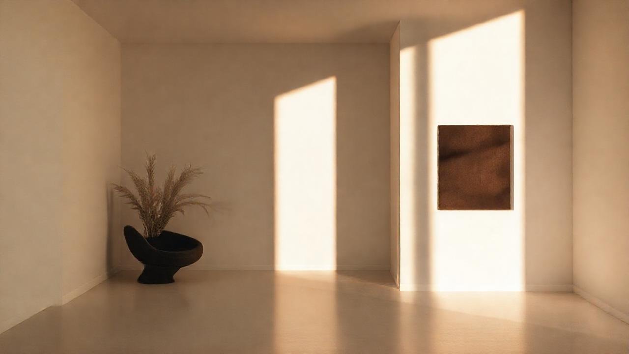 Una habitación minimalista y evocadora