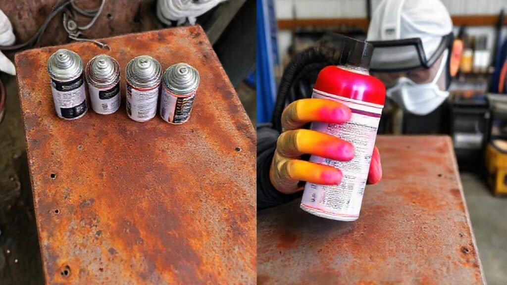 Rustin metal se transforma con pintura