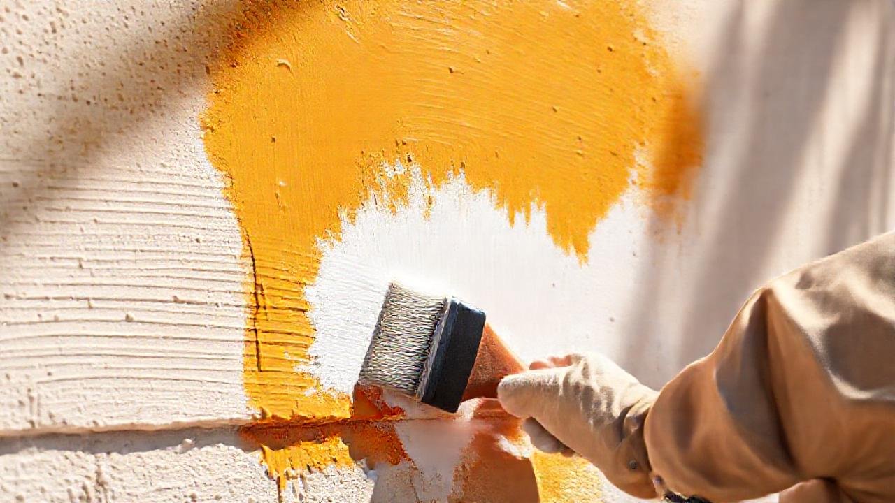 Pared pintada, luz y profesionalismo