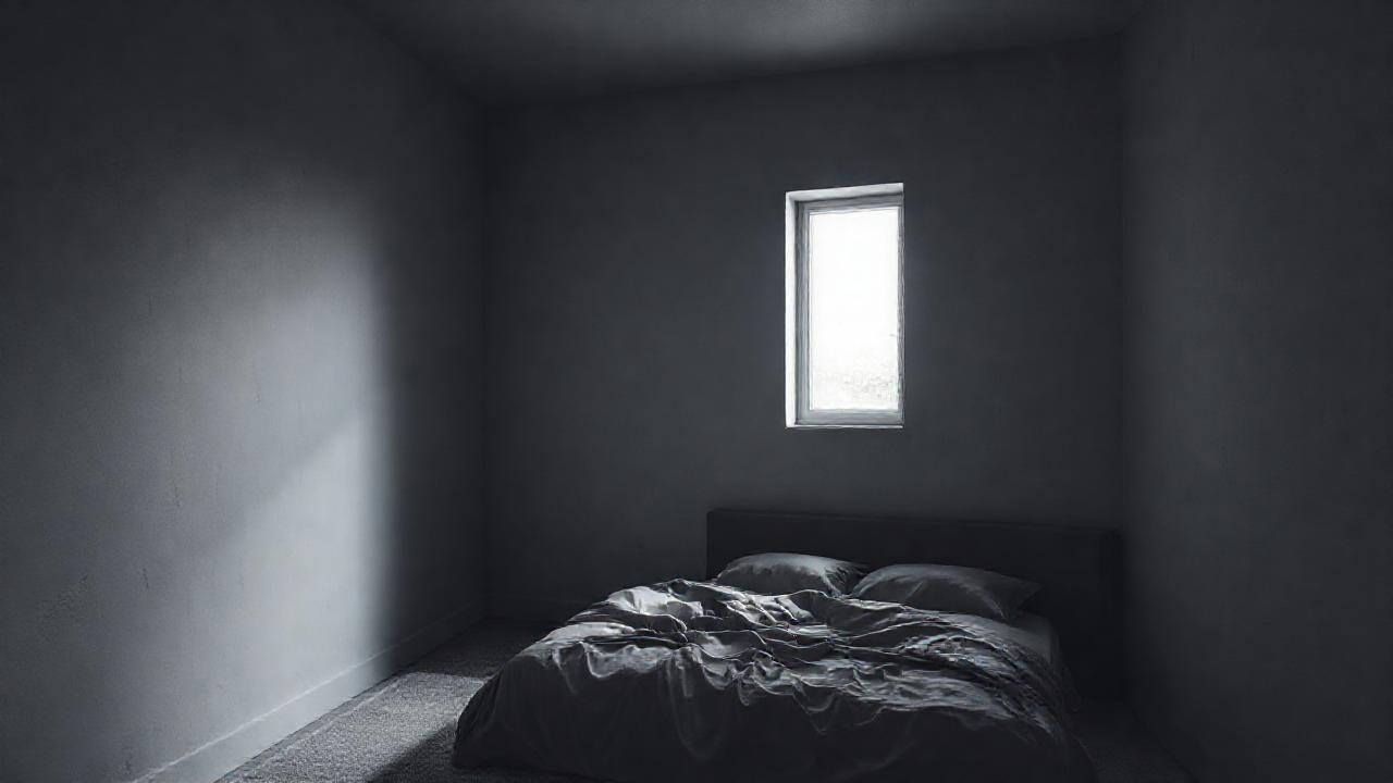 Un dormitorio minimalista y sereno