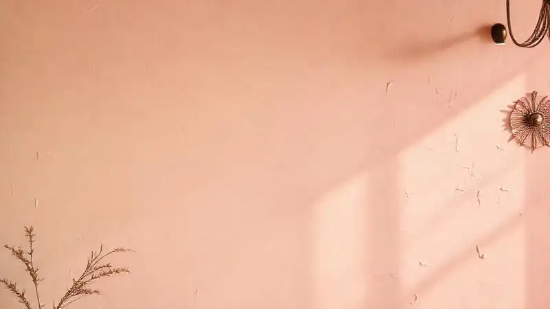 Una pared decorativa