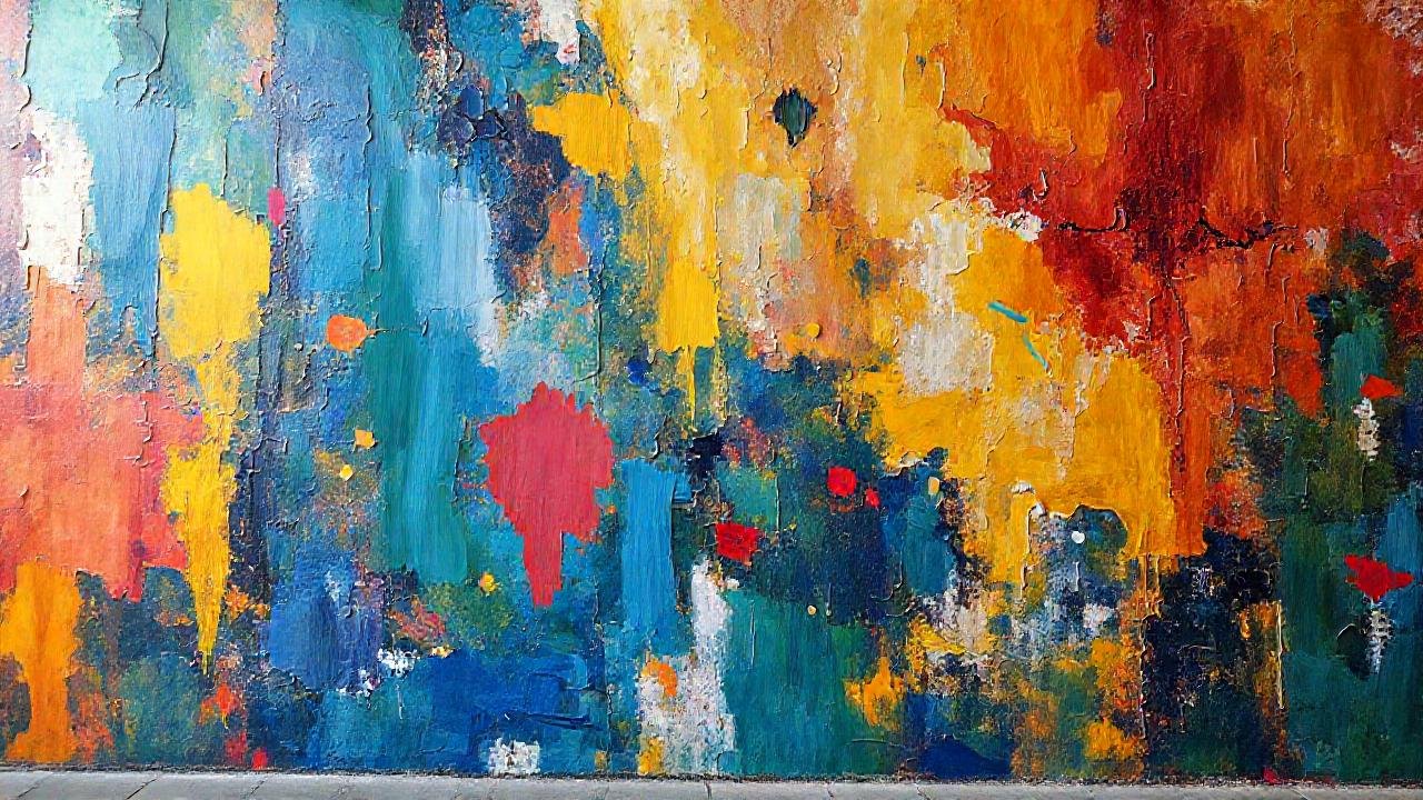 El mural es un arte vibrante