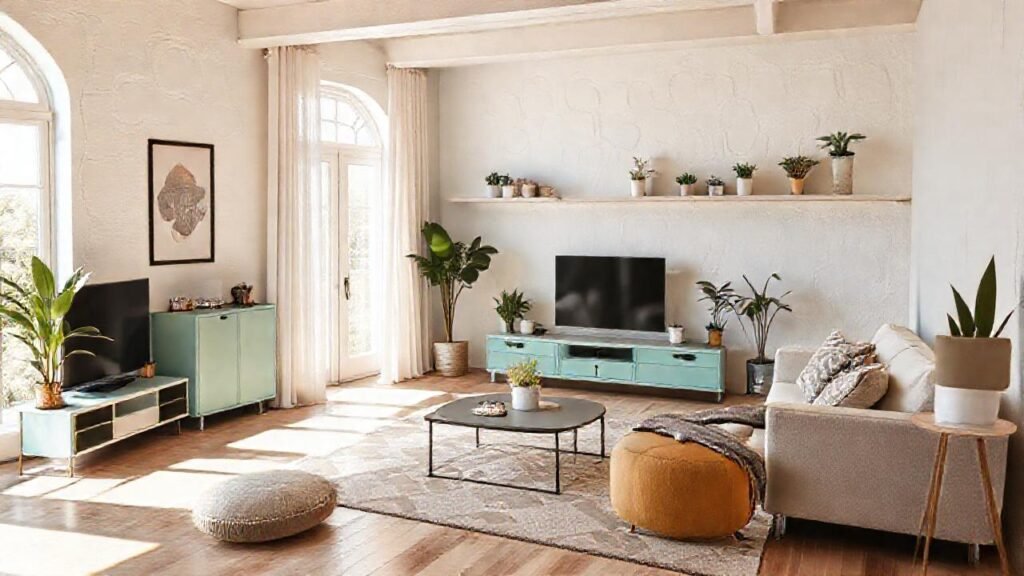 Un salón moderno