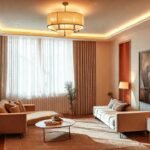 Un espacio minimalista elegante y colorido