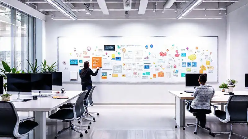Un espacio de trabajo moderno y creativo