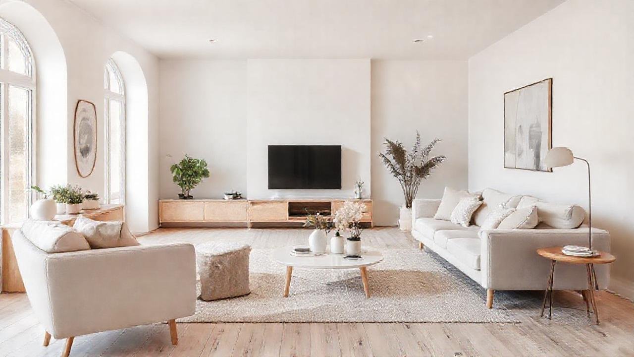 Diseño escandinavo moderno y sereno