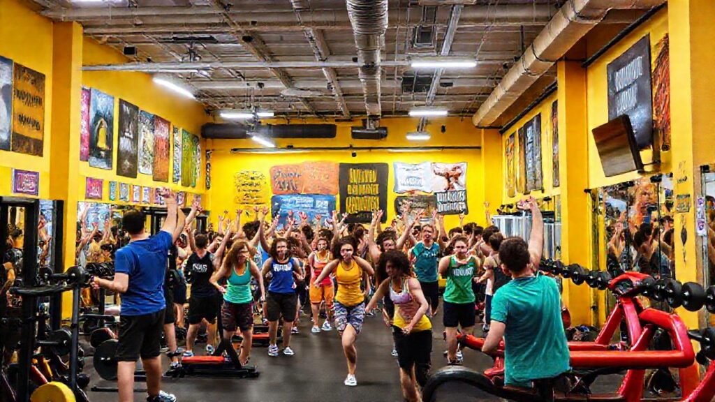 Gimnasio vibrante inspira a entrenar