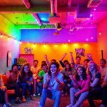 Un diseño interior alegre y vibrante