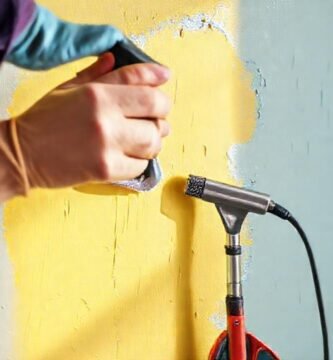 Profesionales restauran paredes con brillo duradero