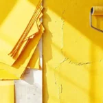 Pinturas amarillas: comparación y textura