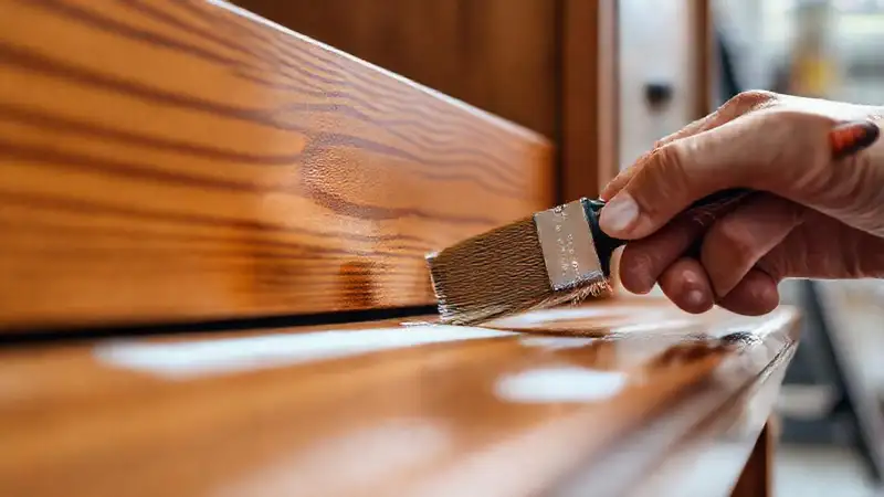 Restauración artesanal de muebles, impecable y brillante