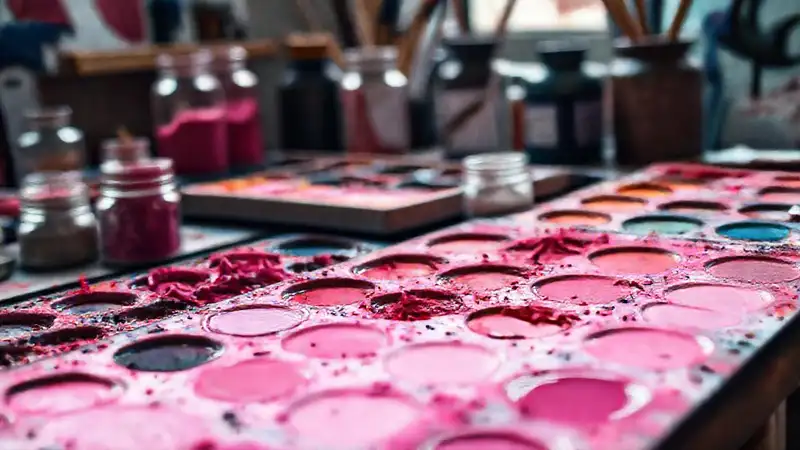 El estudio del artista crea atmósferas oníricas