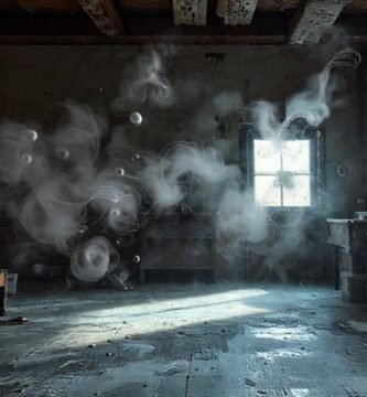 Un espacio descuidado y en reparación