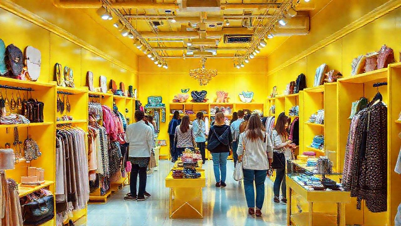 Una boutique vibrante y alegre seduce
