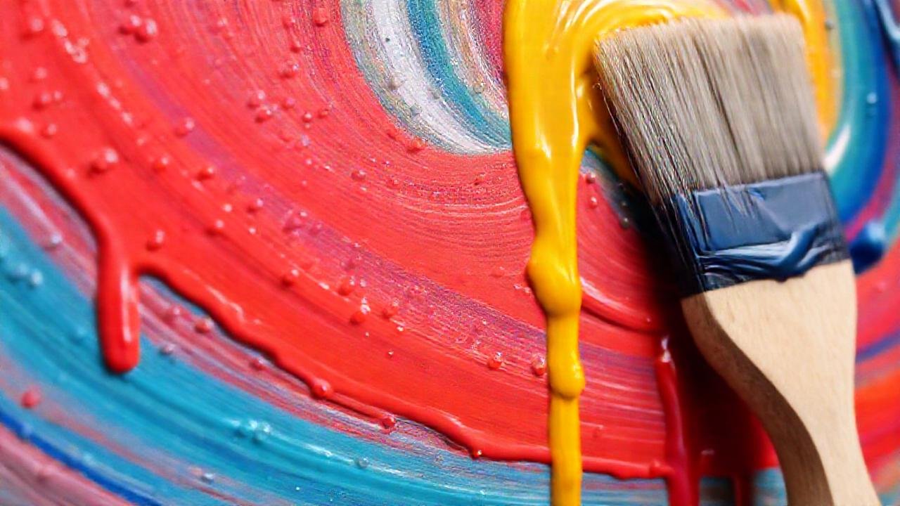 Textura de pintura, resiliencia moderna y vibrante