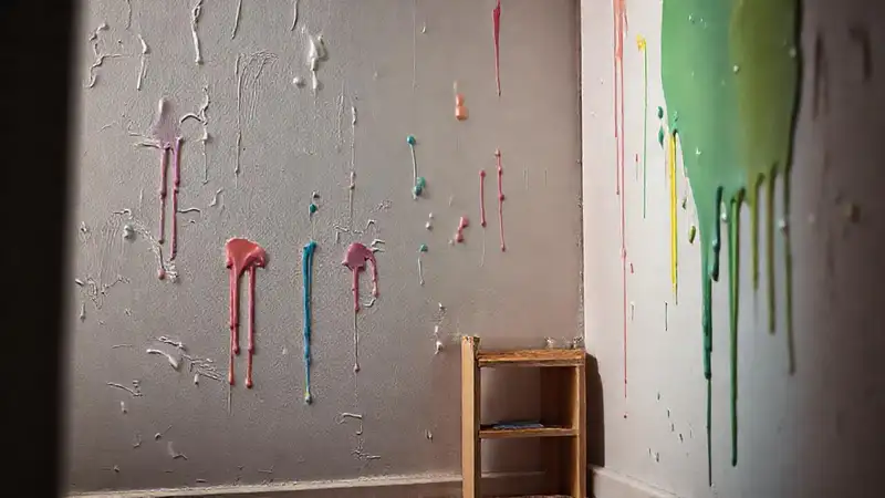 Pintura magnética seca, textura sutil