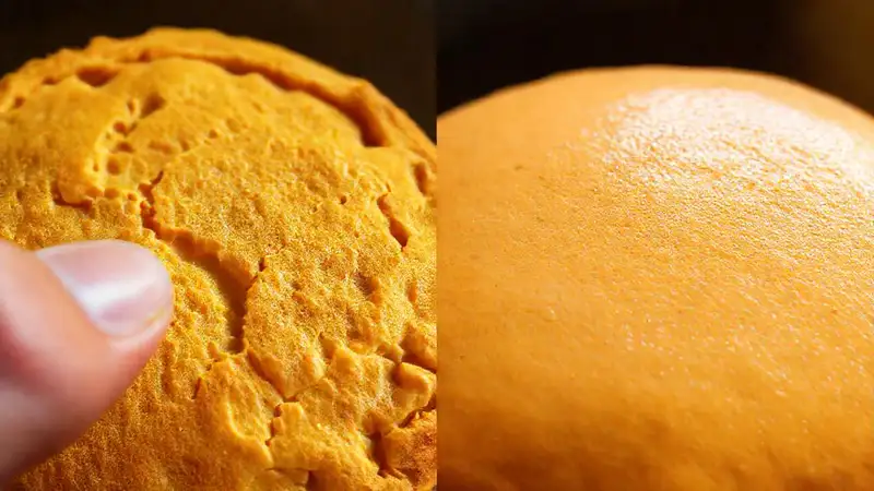 La piedra afina un crustudo dorado perfecto