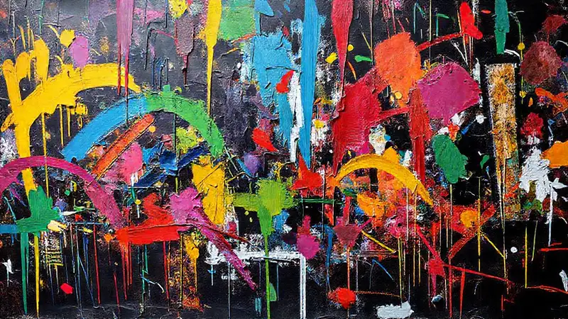 Un mural vibrante y complejo emerge