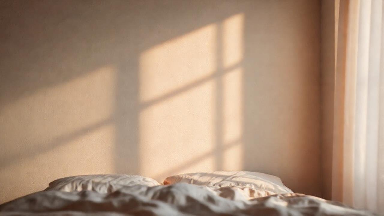 Un dormitorio cálido y tranquilo persiste