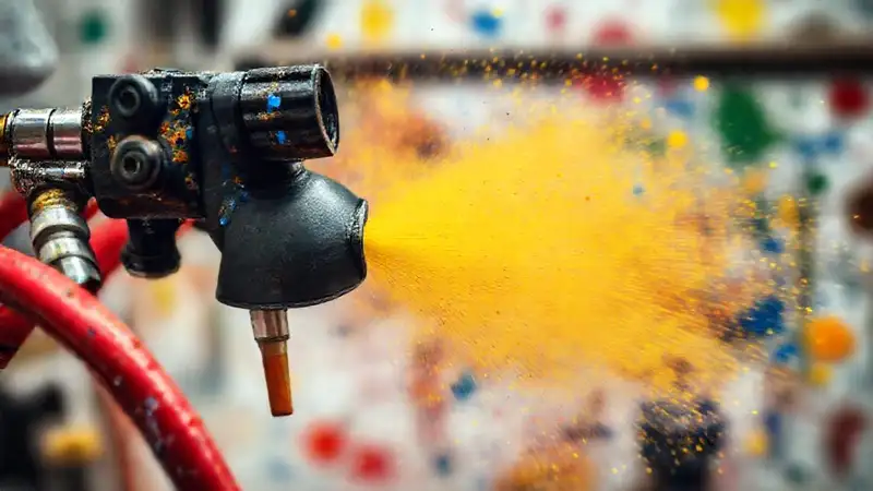Un taller creativo pinta colores vibrantes