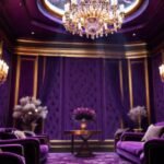Lujo púrpura: sofisticación y opulencia